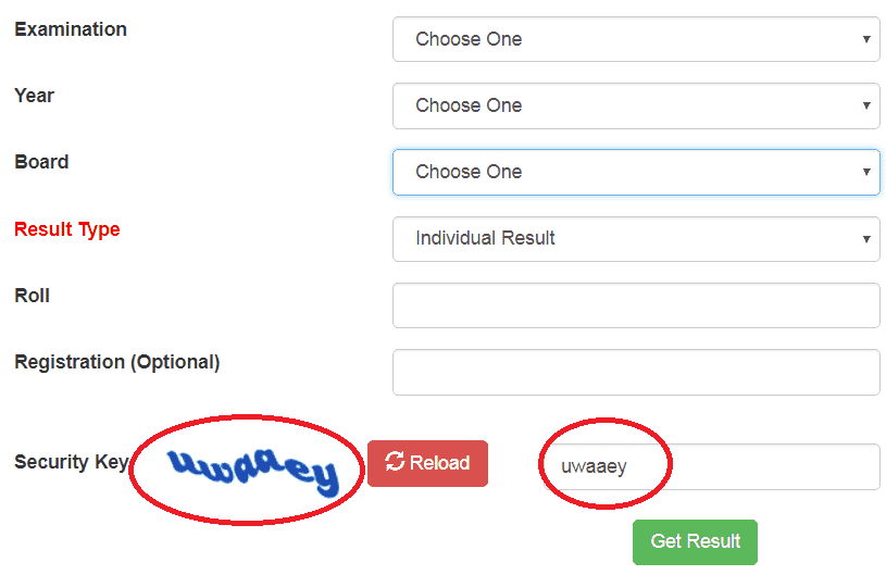 How to check web based result online