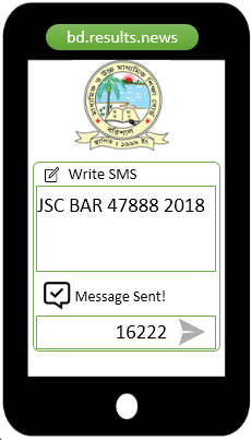How to check Barisal Board JSC Result 2025 Via SMS