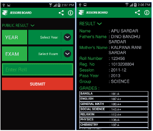 Jessore Board JSC/JDC Result 2025 Via App