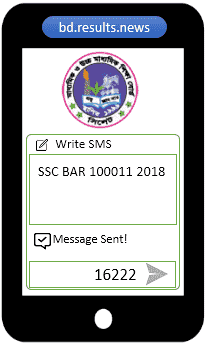 Barisal Board SSC Result 2022 Via SMS